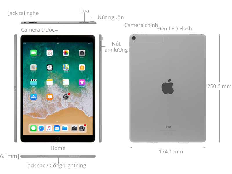 iPad Pro 10.5-inch 2017 64GB Silver Wifi