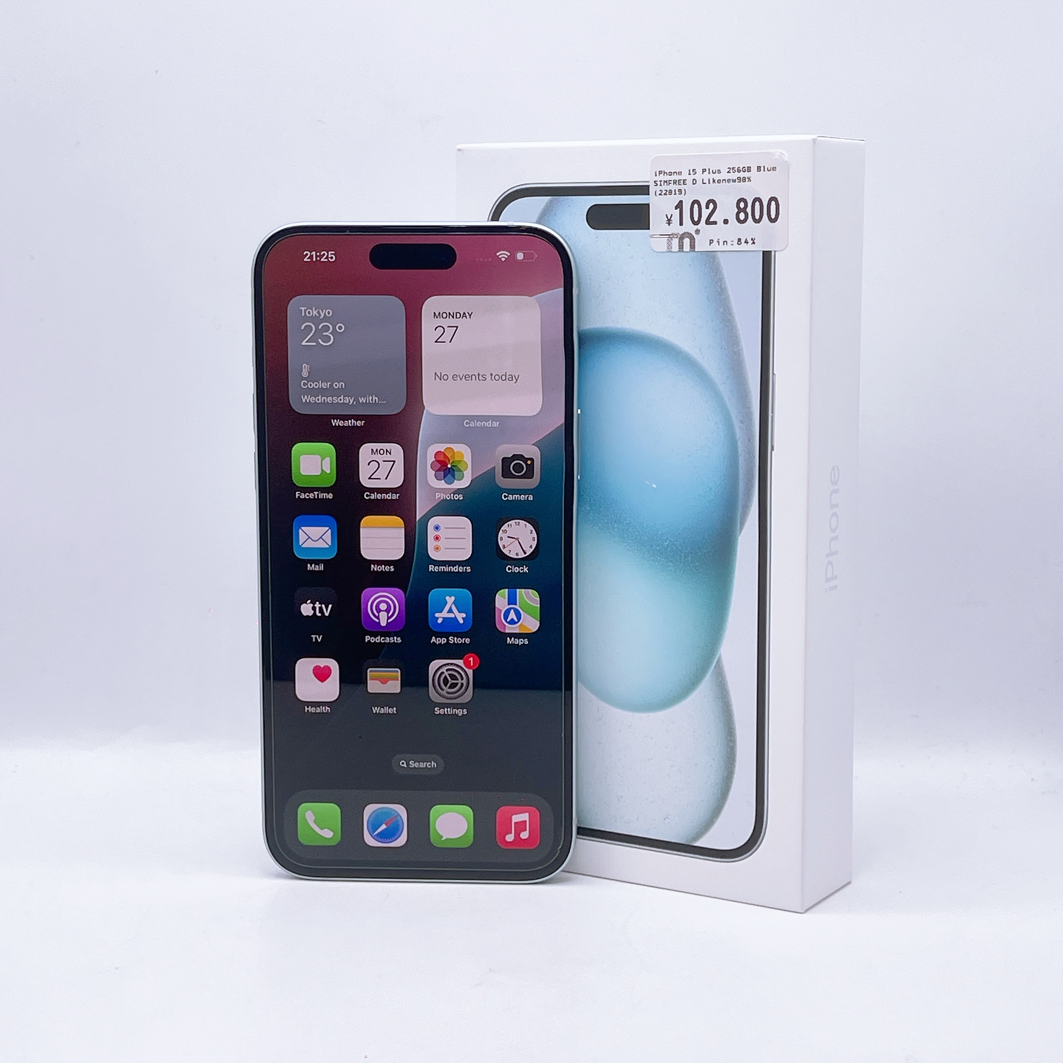iPhone 15 Plus 256GB Blue SIM FREE iPhone 15 Plus 256GB Blue SIM FREE