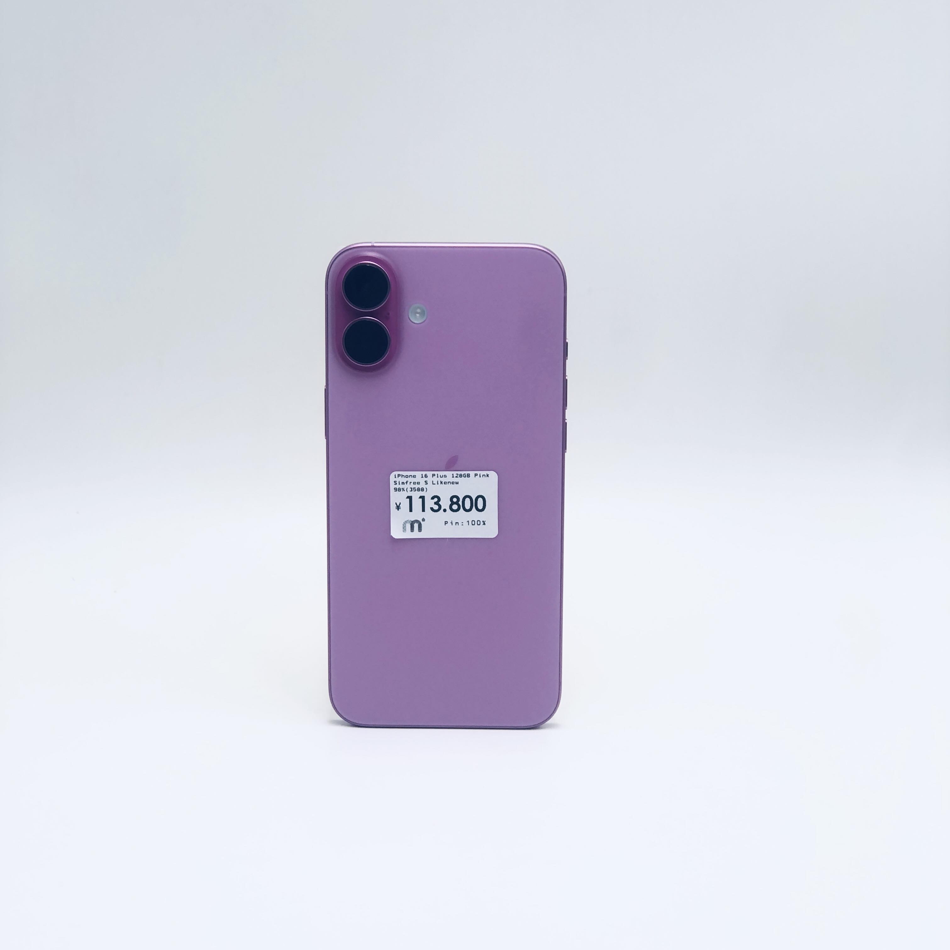 iPhone 16 Plus 128GB Pink SIM FREE iPhone 16 Plus 128GB Pink SIM FREE