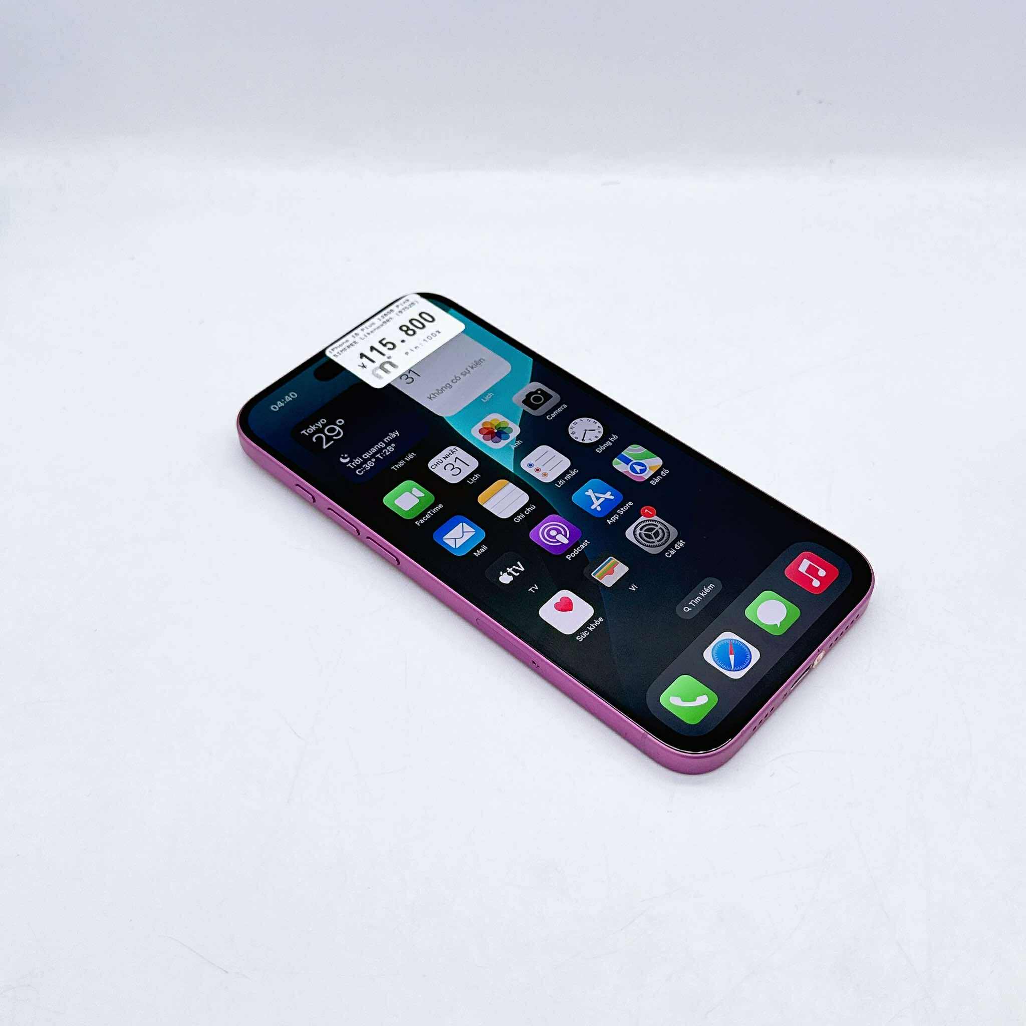 iPhone 16 Plus 128GB Pink SIM FREE iPhone 16 Plus 128GB Pink SIM FREE