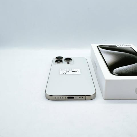 90%128GB iPhone 15 Pro ホワイト 本体 iPhone 15 Pro 128GB - ホワイトチタニウム（SIMフリー）[整備済製品