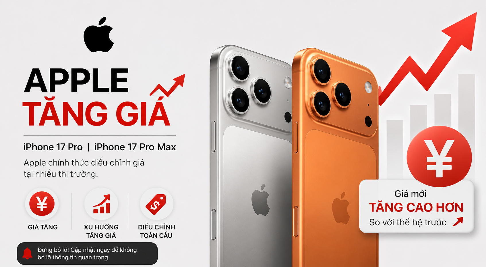 Sau iPad và MacBook, hàng loạt iPhone đều tăng giá tại Nhật: Điều gì đang xảy ra?