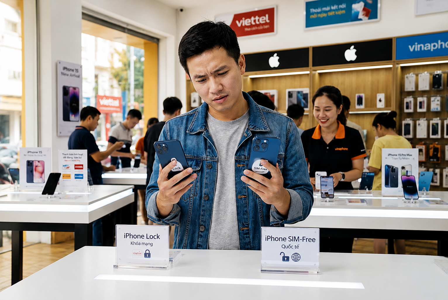 iPhone Lock và SIM Free khác nhau thế nào? Cách phân biệt trước khi mua